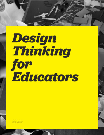 Design Thinking For Educators Toolkit