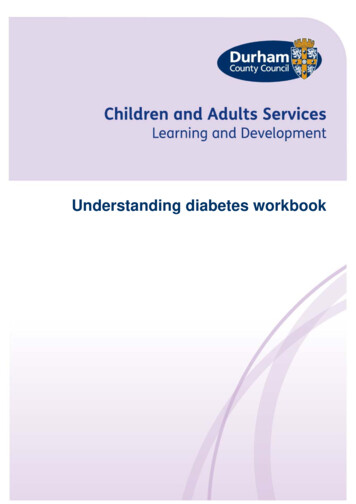 Understanding Diabetes Workbook