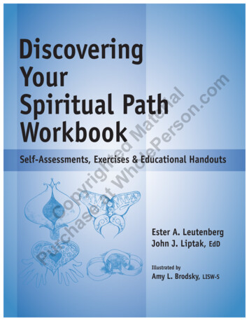 Discovering Your Spiritual PathSpiritual Path Material .
