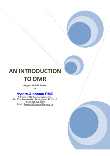 AN INTRODUCTION TO DMR