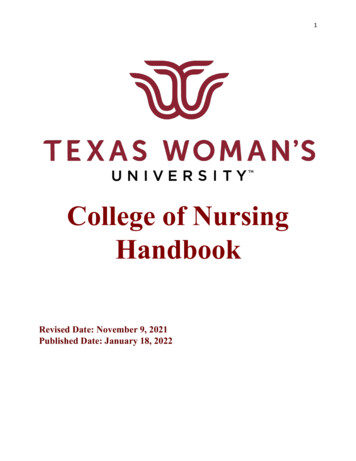 College Of Nursing Handbook (DNP Program) FINAL