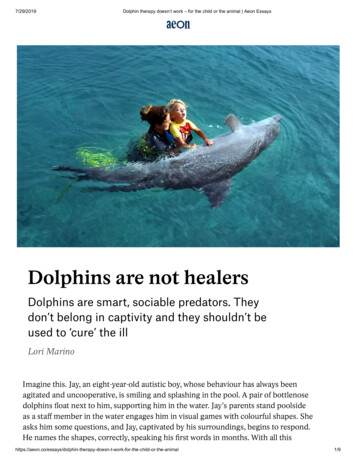 Dolphins Are Not Healers