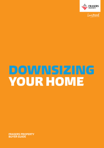 DOWNSIZING YOUR HOME - Frasers Property