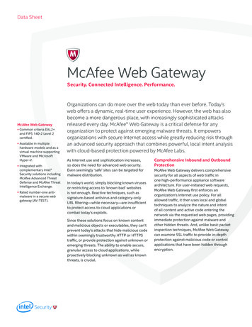 McAfee Web Gateway - Komtera