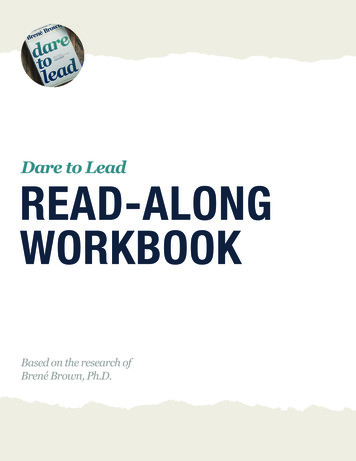 Dare To Lead READ-ALONG WORKBOOK - Brené Brown