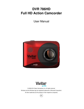 DVR 786HD Full HD Action Camcorder