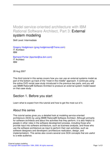 Model Service-oriented Architecture With . - IBM Software