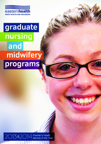 Graduate Nursing And Midwifery Programs - Eastern Health