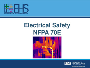 Electrical Safety NFPA 70E