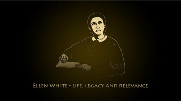 Ellen White Life, Legacy And Relevance
