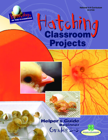 National 4-H Curriculum Hatching