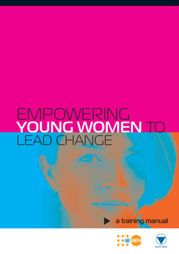 EMPOWERING YOUNG WOMENTO LEAD CHANGE