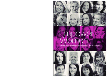 Empower Women: Facing The Challenge Of Tobacco Use In Europe