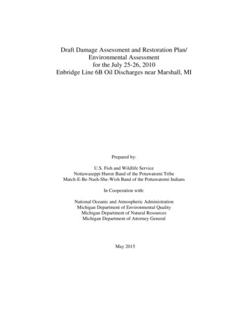 Draft Damage Assessment And Restoration Plan/ Environmental Assessment .