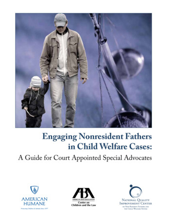 Engaging Nonresident Fathers In Child Welfare Cases