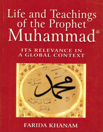 English Life And Teachings Of The Prophet Muhammad