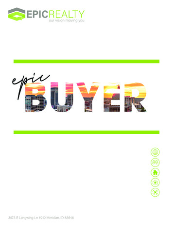 WHY SHOULD A BUYER HAVE