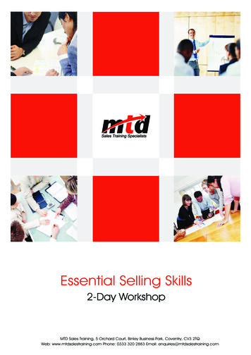 Essential Selling Skills - MTD Sales Training
