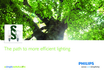 The Path To More Efficient Lighting - Philips