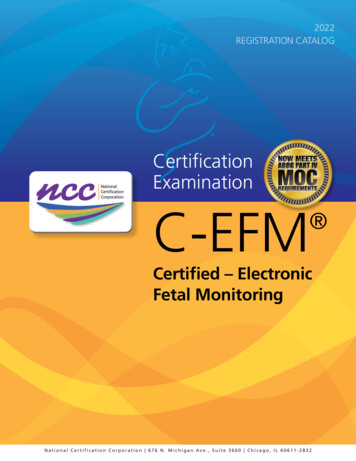 Examination C-EFM - National Certification Corporation