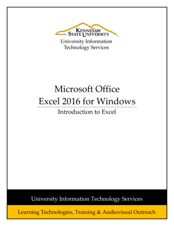 Microsoft Office Excel 2016 For Windows
