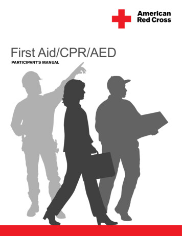 First Aid/CPR/AED - American Red Cross