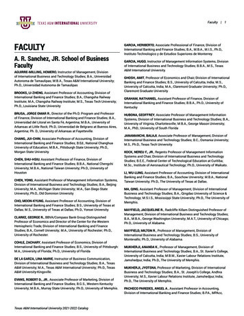 Faculty - Texas A&M International University