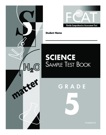 FCAT Sample Test Book-Gr 5