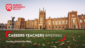 Thursday 26 November 2020 - Queen's University Belfast