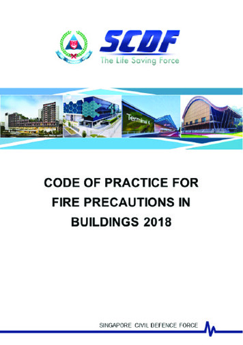 Code Of Practice For Fire Precautions In Buildings 2018