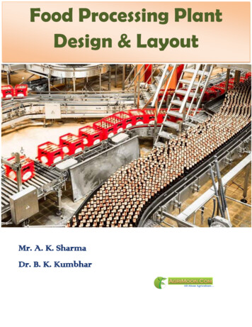 Food Processing Plant Design & Layout - AgriMoon