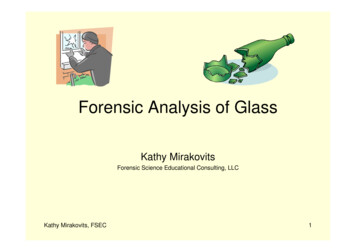 Forensic Analysis Of Glass - Mrs. Milligan-Joye's Classroom