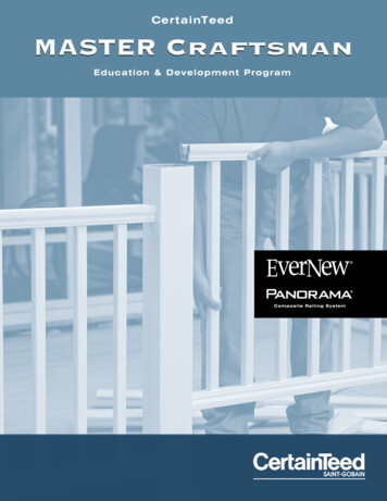 Education & Development Program - CertainTeed