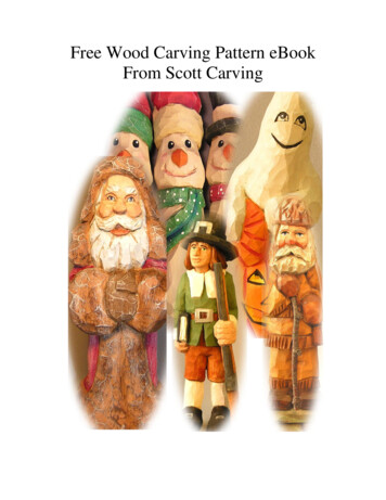 Free Wood Carving Pattern EBook From Scott Carving