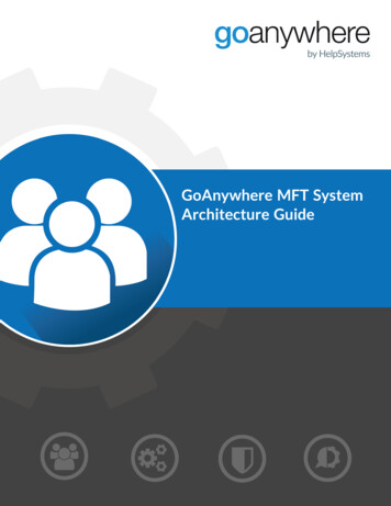 GoAnywhere System Architecture Guide