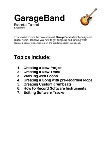 GarageBand Essential Tutorial