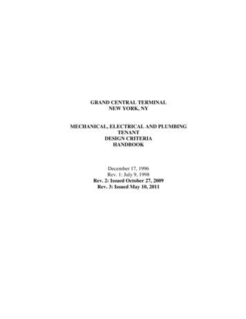 GRAND CENTRAL TERMINAL MEP Handbook 110510