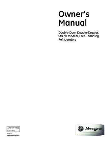 Ge Monogram Appliances Zfgb21hzss Use And Care Manual
