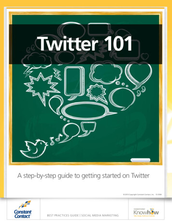 Getting Started On Twitter - Constant Contact
