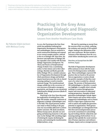 Practicing In The Grey Area Between Dialogic And .