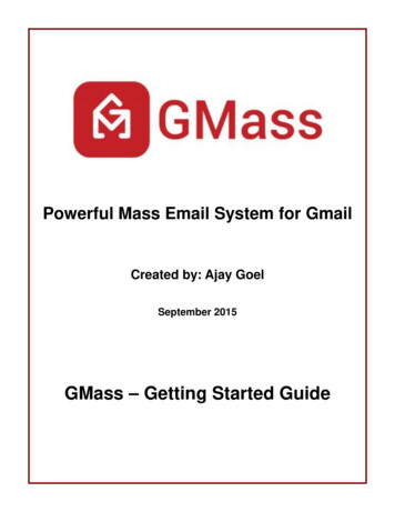 GMass Getting Started User Guide