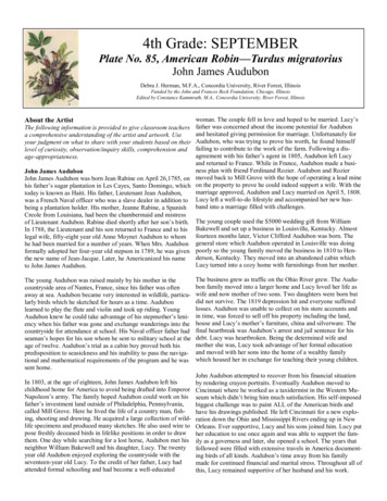 Plate No. 85, American Robin John James Audubon