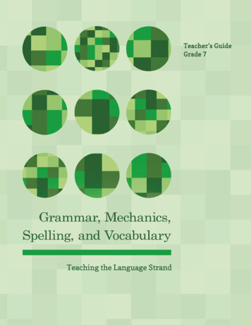Grade 7 Vocabulary Worksheets - Pennington Publishing