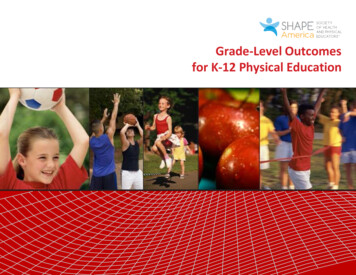 Grade Level Outcomes For K-12 Physical . - SHAPE America