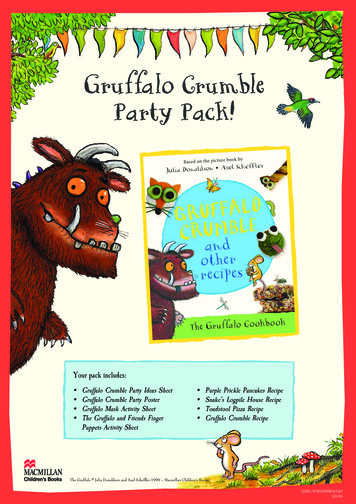 Gruffalo Crumble Party Pack!