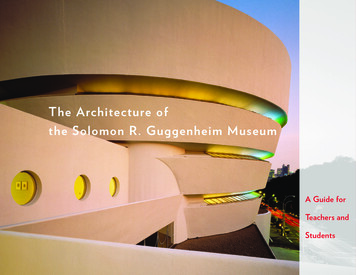The Architecture Of The Solomon R. Guggenheim Museum