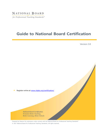 Guide To National Board Certification