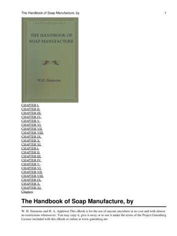 Handbook Of Making Soap - CureZone Educating Instead .
