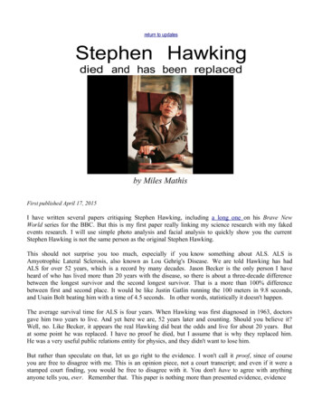 Return To Updates Stephen Hawking