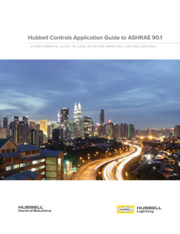 Hubbell Controls Application Guide To ASHRAE 90